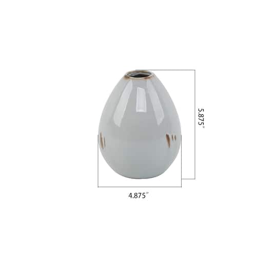 Flora Bunda® 5.8'' Ceramic Bud Vase
